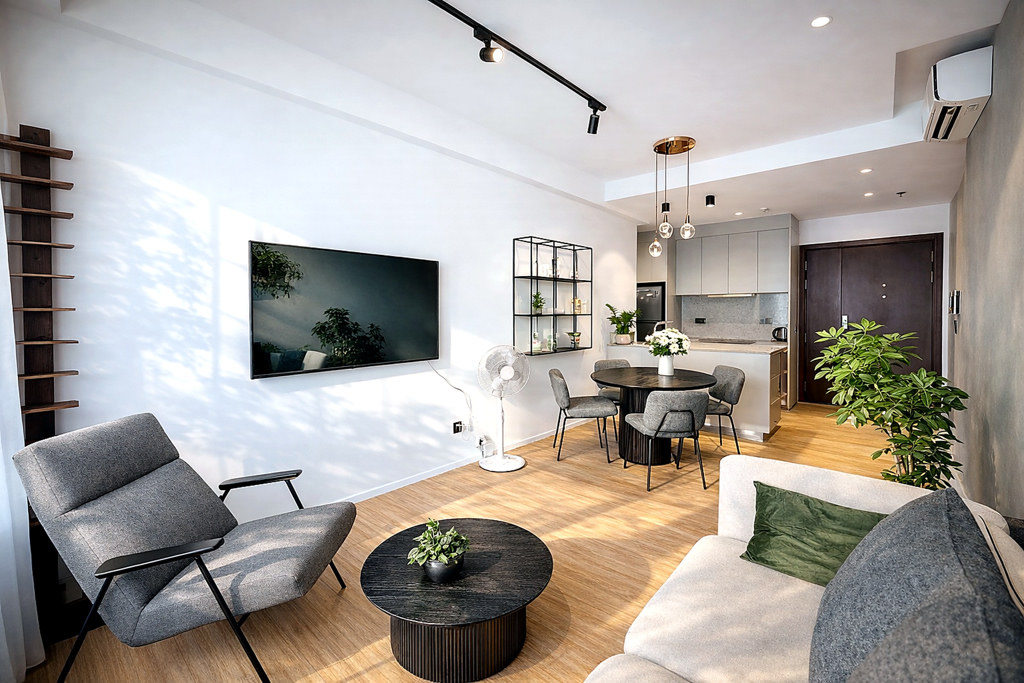 Căn hộ dịch vụ gần Quận 1