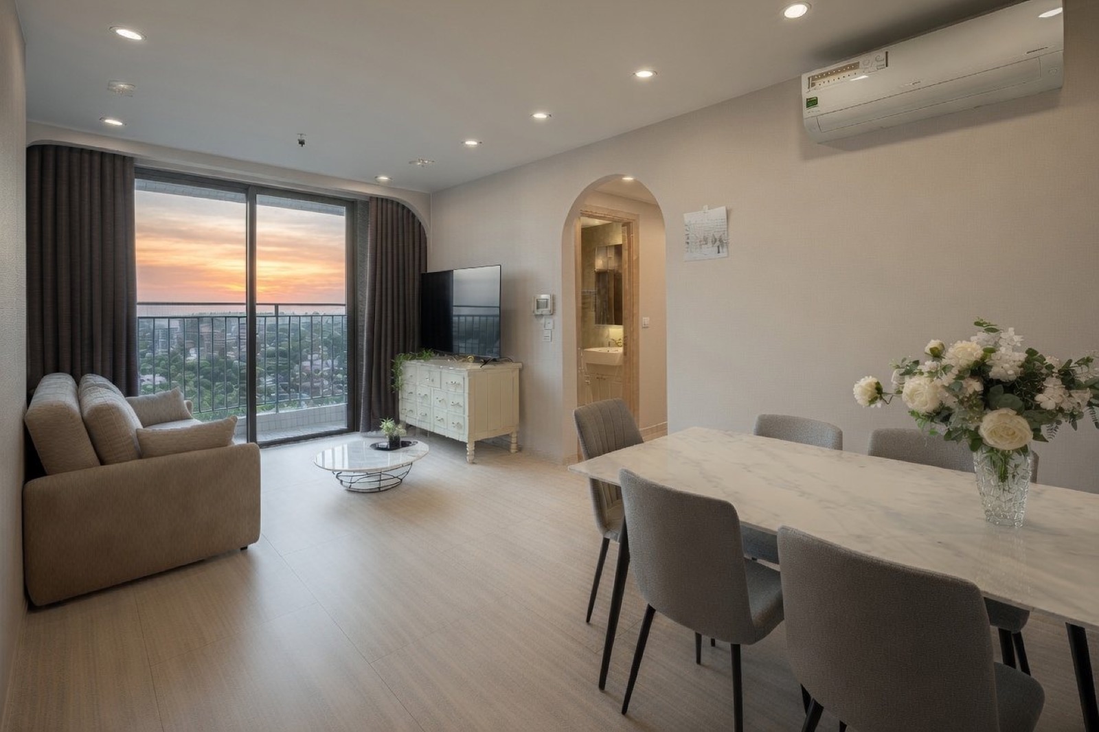 River-view living room